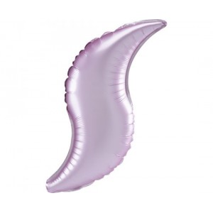 Μπαλόνι Φοιλ Σχήμα Pastel Pink Satin Curve / 91 εκ 