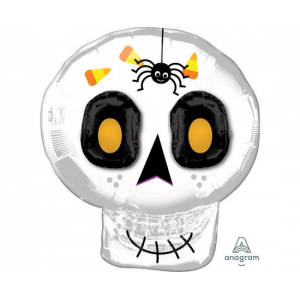 Μπαλόνι Φοιλ Σχήμα 3D effect Cute Halloween Skull / 63 εκ 