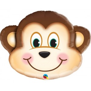 Μπαλόνι Φοιλ Σχήμα Μαϊμού Κεφάλι 89 εκ