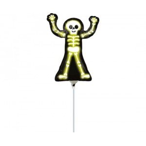Μπαλόνι Φοιλ 14" Μίνι Neon Σκελετός για καλαμάκι