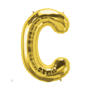 Μπαλόνι Φοιλ Γράμμα "C" Χρυσό 34"/ 86εκ