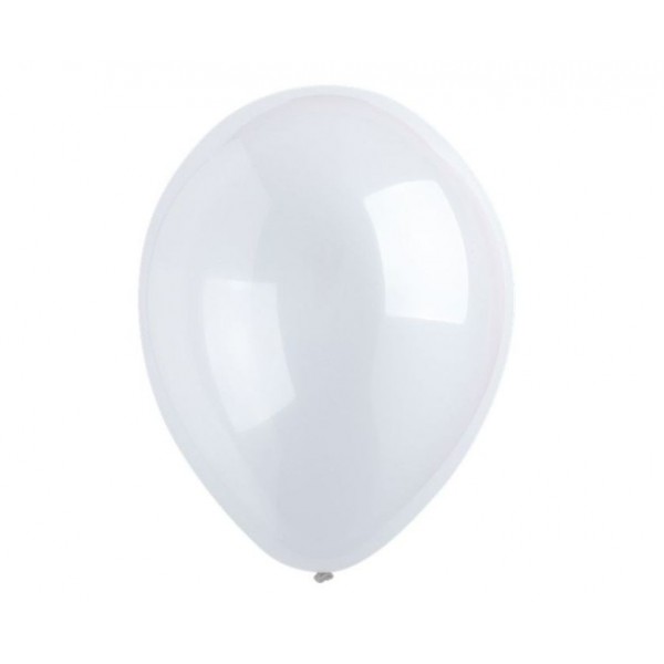 Μπαλόνια Λάτεξ Decor 5" Διάφανο Crystal /100 τεμ