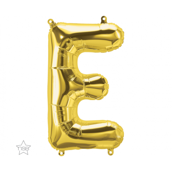 Μπαλόνι Φοιλ Γράμμα "E" Χρυσό 34"/ 86εκ