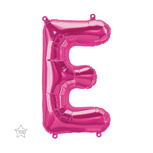 Μπαλόνι Φοιλ Μίνι Γράμμα "E" Φούξια 41εκ