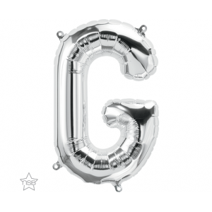 Μπαλόνι Φοιλ Μίνι Γράμμα "G" Ασημί 41εκ
