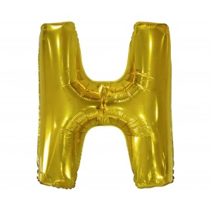 Μπαλόνι Φοιλ Σχήμα Γράμμα "H" Χρυσό