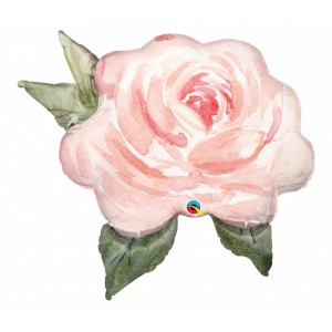 Μπαλόνι Φοιλ 36" Σχήμα Τριαντάφυλλο Ροζ / 91 εκ
