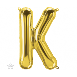 Μπαλόνι Φοιλ Γράμμα "K" Χρυσό 34"/ 86εκ