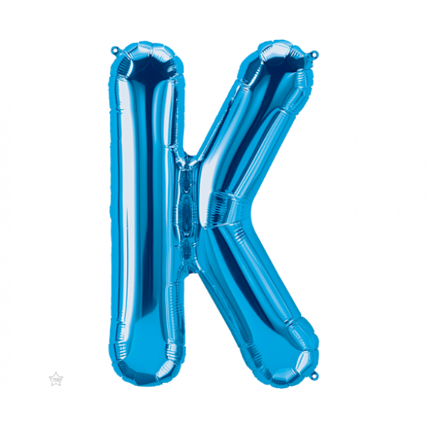 Μπαλόνι Φοιλ Γράμμα "K" Μπλε 34"/ 86εκ