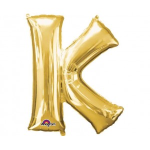 Μπαλόνι Φοιλ Μίνι Γράμμα "K" Χρυσό