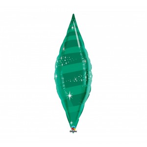 Μπαλόνι φοιλ σχήμα 38" Taper Swirl Emerald