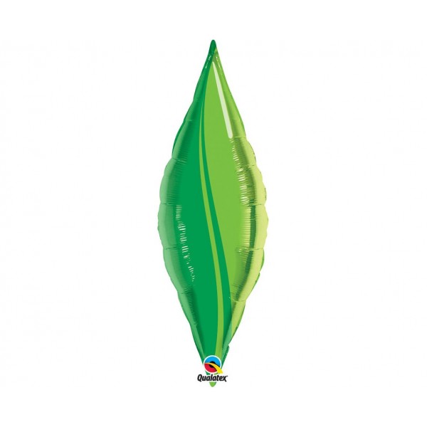 Foil 27 Inches Shape Taper Green Leaf