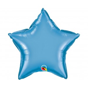 Μπαλόνι Φοιλ 20" Αστέρι Chrome Blue 51 εκ Star