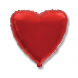 Μπαλόνι Φοιλ 18" Καρδιά - Κόκκινο / 46 εκ Συσκευασμένο