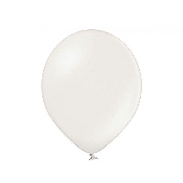 Μπαλόνια Λάτεξ 11" Μεταλ. Λευκό / 100 τεμ
