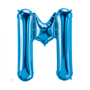 Μπαλόνι Φοιλ Γράμμα "M" Μπλε 34"/ 86εκ