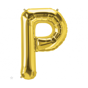 Μπαλόνι Φοιλ Γράμμα "P" Χρυσό 34"/ 86εκ