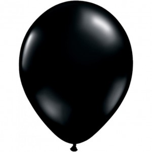 Μπαλόνια Λάτεξ 16" Μαύρο Fashion /50 τεμ