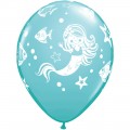 Μπαλόνι Λατεξ 11" Merry Mermaid & Friends /25 τεμ