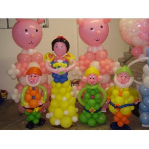 Ειδική Κατασκευή Μπαλόνι Χιονάτη Και Νάνοι