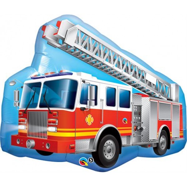 Μπαλόνι Φοιλ Σχήμα 36" Πυροσβεστικό όχημα / 91 εκ - Fire Truck