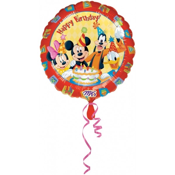 Μπαλόνι Φοιλ 18" Στρογγυλό Mickey & Friends Birthday