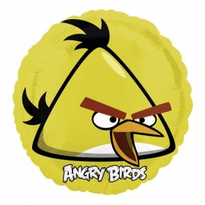 Φοιλ 18" Στρογγυλό Angry Birds Κίτρινο