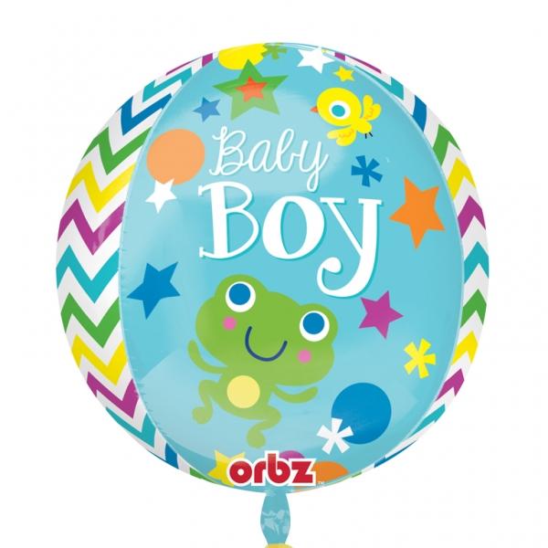 Μπαλόνι Φοιλ Orbz Sweet Baby Boy 38εκ Χ 40εκ Ύψος