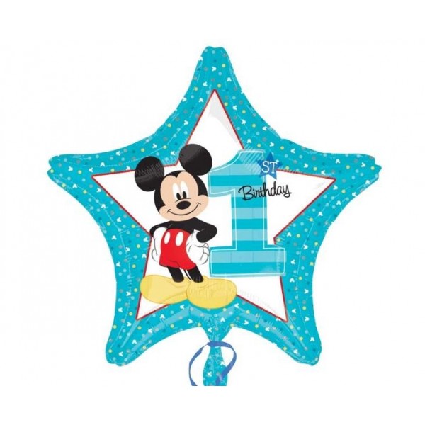 Μπαλόνι Φοιλ 18" Άστρο 1st Birthday Mickey