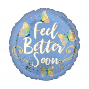 Μπαλόνι Φοιλ 18" Feel Better Butterflies /46 cm Πεταλούδες