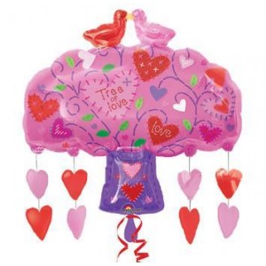 Μπαλόνι Foil 33'' Love Birds Tree
