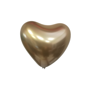 Μπαλόνια Λάτεξ Καρδια 12" Satin Lux Gold Sateen /100 τεμ