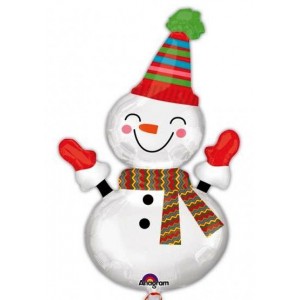 Μπαλόνι Foil 36'' Smiley Snowman 