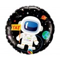 Μπαλόνι Φοιλ 18" Βirthday Astronaut / 45 εκ - Αστροναύτης, Διάστημα