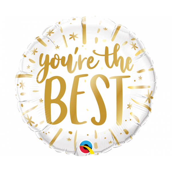 Μπαλόνι Φοιλ 18" You're the Best Gold / 45 εκ