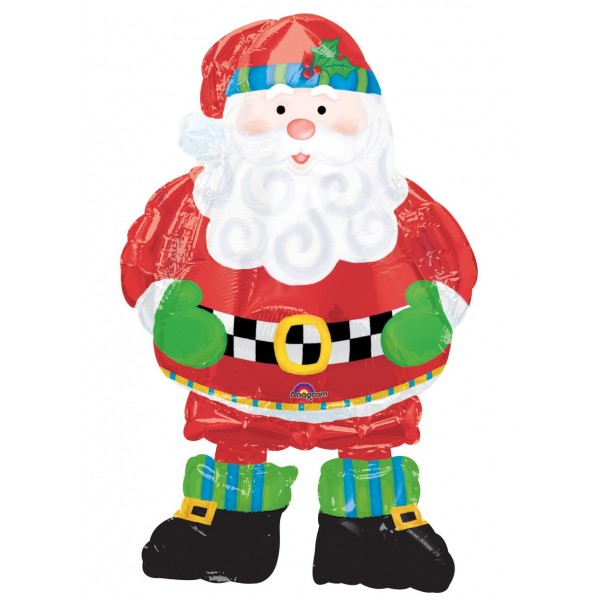 Μπαλόνι Foil Airwalker Whimsical Santa