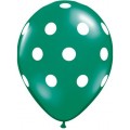 Μπαλόνι Latex 11'' Big Polka Dots Christmas