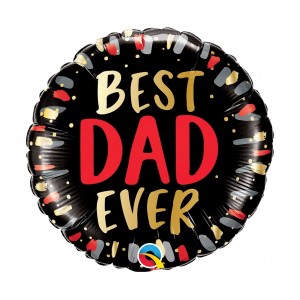 Μπαλόνι Φοιλ 18" Best Dad Ever 45 εκ - μπαμπά