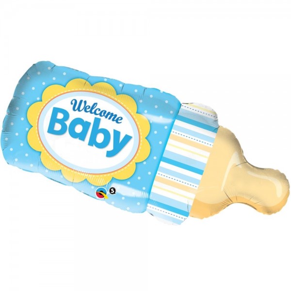 Μπαλόνι Foil 39'' Welcome Baby Bottle Blue