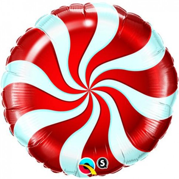 Μπαλόνι Foil 18" Candy Swirl Red 