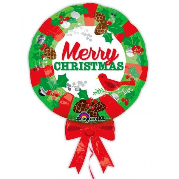 Μπαλόνι Foil 28'' Christmas Wreath