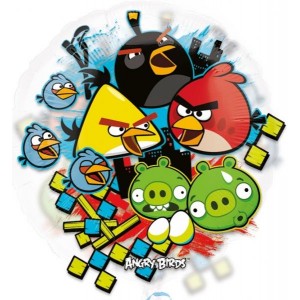 Μπαλόνι Foil 26'' Angry Birds Clear 66εκ