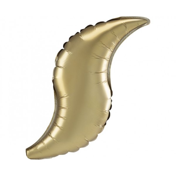 Μπαλόνι Φοιλ Σχήμα Pastel Gold Satin Curve / 71 εκ