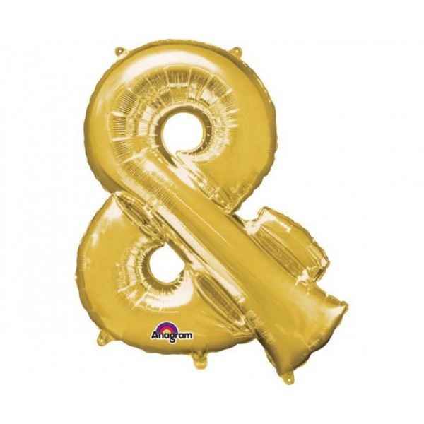 Μπαλόνι Φοιλ Σχήμα Χρυσό Σύμβολο "&"