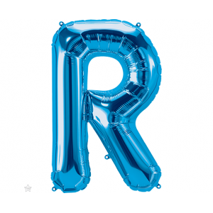 Μπαλόνι Φοιλ Γράμμα "R" Μπλε 34"/ 86εκ