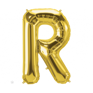 Μπαλόνι Φοιλ Γράμμα "R" Χρυσό 34"/ 86εκ