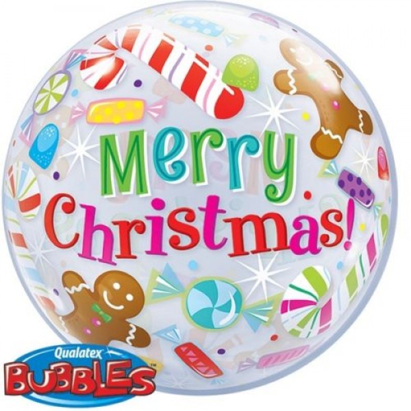 Bubble Μονό 22'' Christmas Candies & Treats