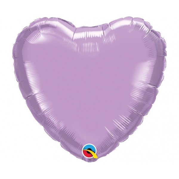 Μπαλόνι Φοιλ 18" Καρδιά Λιλά Lavender / 45εκ