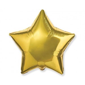 Μπαλόνι Φοιλ 32" Αστέρι - Χρυσό / 81 εκ ασυσκεύστο