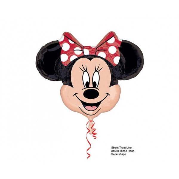 Μπαλόνι Φοιλ Σχήμα Minnie Mouse Κεφάλι / 53 x 53εκ